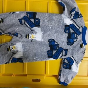 Carter's Gray and Blue Truck Pajamas